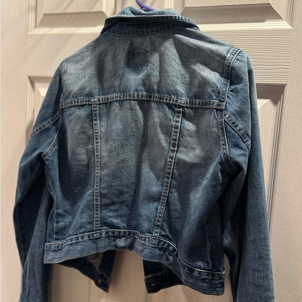 Old Navy Light Blue Denim Jean Jacket - Picture 6 of 6